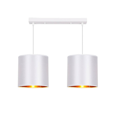 Hanging lamp white strip 2xE27 Atlanta 32-00644