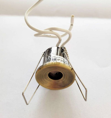 Halogen ceiling light gold patina 2204828