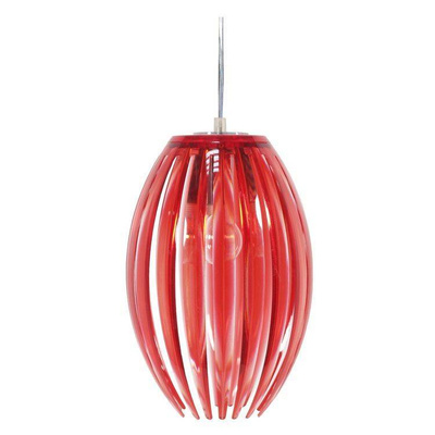 Hängelampe rot klein aus Acryl Abuko 31-55098