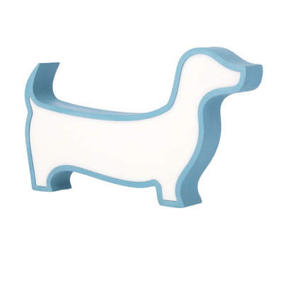 LED-TISCHLAMPE HUND FÜR KINDER IQ KIDS BLAU