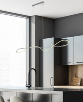 PLAFONNIER SUSPENDU CANDELLUX APETI MYKONOS LED CHROME 4000K