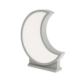MOON LED TABLE LAMP FOR CHILDREN IQ KIDS GRAY
