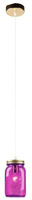 Lampa sufitowa wisząca 1X40W E14 fioletowy JARS 31-42958