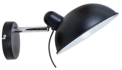 Wall lamp sconce 1X40W E14 black DURIO 21-53589