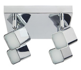 LED Deckenleuchte 4x4W Chrom 20cm FORMA 98-62062