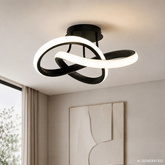 SPLOT lampa sufitowa czarny 32W LED 3000, 4000, 6000K osłonka biała