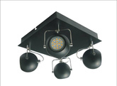 Lamp Candellux 98-25036 Tony 4X3W Led Gu10 black