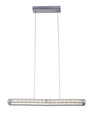 Suspension LED rectangulaire chromée 20W 4000K Symphony Candellux 31-55743