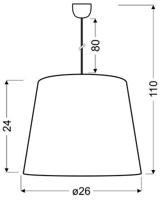 Candellux Tiger 31-94448 E27 gold ceiling lamp