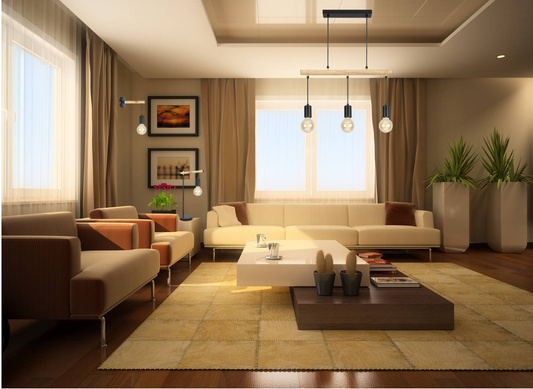 Hanging lamp black + wood 3x60W Izzy 33-78063