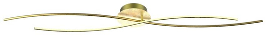 Gold LED ceiling lamp 100x18cm Zakynthos Apeti A0019-120