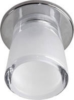 Ceiling light Candellux G4 chrome crystal fixed cylinder