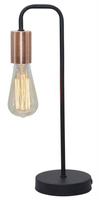 Lampe de chevet cadre noir sans abat-jour Herpe Candellux 41-66862