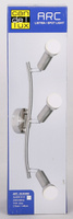 Wandlampenleiste 3X40W E14 satiniertes Nickel ARC 93-63465