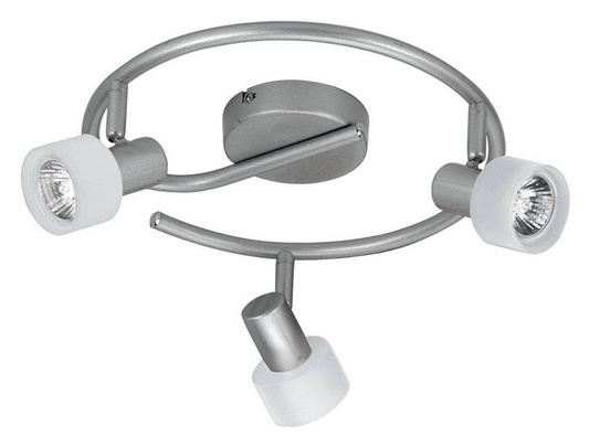 Candellux 98-29464 Plafoniera spirala inteligenta 3X50W GU10 alb argintiu