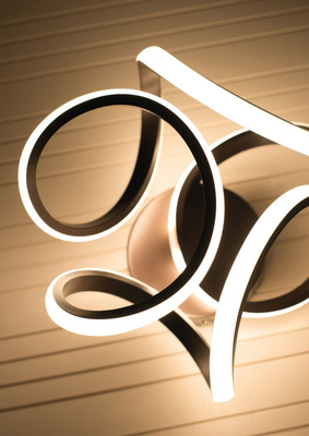 Lampa sufitowa LED 11W APETI DOUGLAS BRĄZOWY 4000K