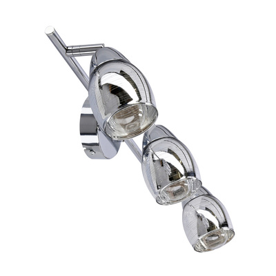 Virginia Deckenleuchte, verchromter E14-Streifen mit Spiegelschirm 93-14023