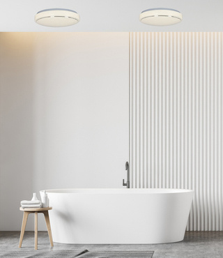 Weiße Acryl-LED-Deckenleuchte 36W 4000K IP20 Jaspislampe 14-75277