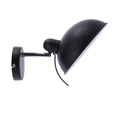 Aplic de perete 1X40W E14 negru DURIO 21-53589