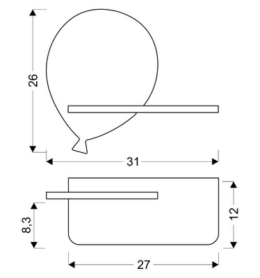 LED-Regal 4W 4000K IQ Kids Balloon 21-84767