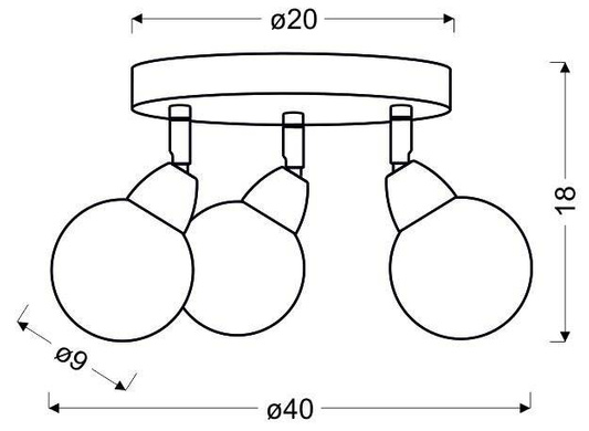 Candellux bolo 98-67708 plafoniera led smd