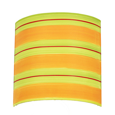 Lampa ścienna kinkiet 1X40W E14 zielony pomarańczowy MAJA 20-80328