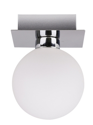 Plafonnier boule blanche abat-jour Oden 91-03195