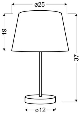 Table lamp yellow Pablo 41-34090