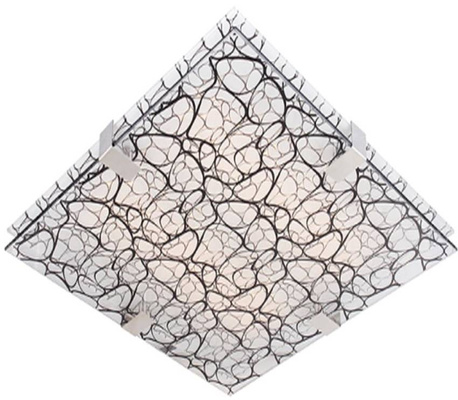 Plafonnier Candellux Fiera 10-30382 Plafond E27 Carré