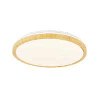 LED ceiling lamp 18W white + wooden 4000K Gandava 13-75109