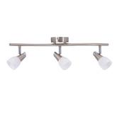 Applique bande 3X40W G9 nickel chrome blanc SELIA 93-69993