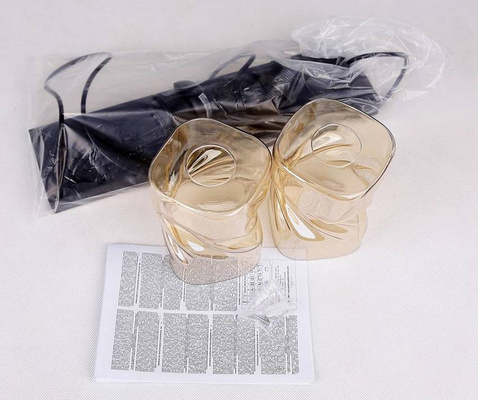 Hanging lamp black / amber strip 2xE27 Felis 32-00170