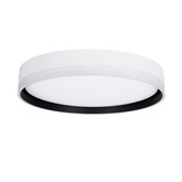 Florida ceiling lamp white + black plafond 24w led 39 cm white shade