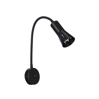 Applique noire orientable sur bras + interrupteur Arena Candellux 91-81353