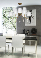 Lampa wisząca patynowa żyrandol Sorento 39-38173