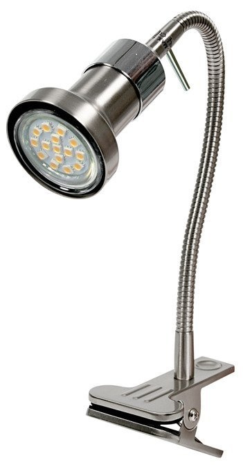 Lampa de masa clip satin/crom Arkon 41-60020