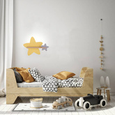 5W LED-Wandleuchte für ein Kind gelb-grau Star Candellux 21-75611