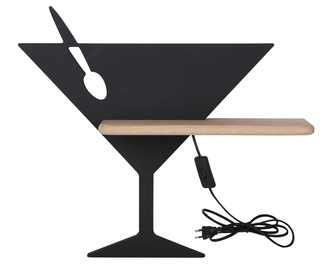 Applique étagère LED noire Cordon Piccolo