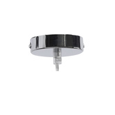 Plafoniera suspendata abajur sticla argintie E27 Libano Candellux 31-51646