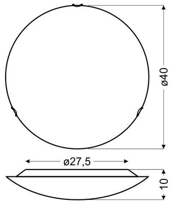 Candellux Monza 14-64233 Deckenleuchte Led 3000K
