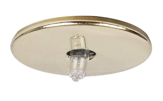 Ceiling luminaire brass round G4 OHPO 2201604