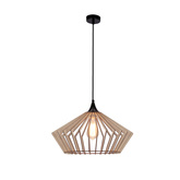 Eco 3 lampa wisząca 1x40 e27 Abażur drewniany
