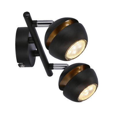 Boni Streifen 2x3w gu10 LED schwarz