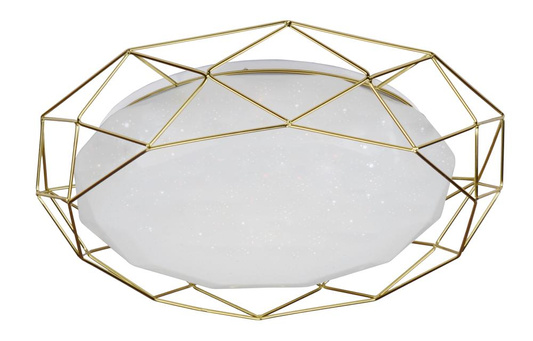 LED-Deckenleuchte 24W 43cm 3000K Gold SVEN 98-66312
