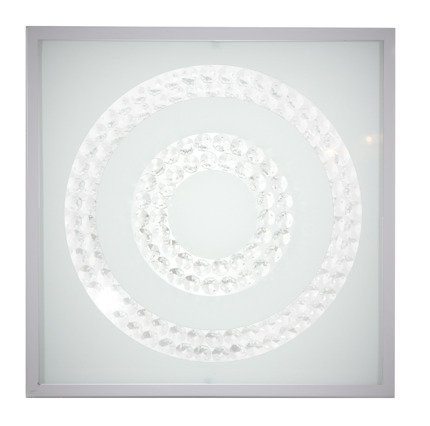 Plafonnier Candellux Lux 10-64516 Plafond 16W Led 4000K Satin Double Anneau