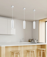 Lampe suspendue projecteur blanc Tube 31-77684