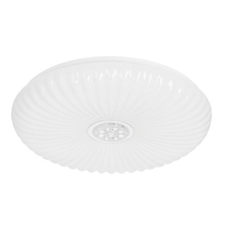 Plafonnier Montana blanc + plafond doré 24w led 40 cm abat-jour blanc