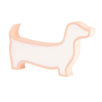 LAMPE DE TABLE LED CHIEN POUR ENFANTS IQ KIDS ROSE