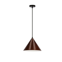 pendanta dunca 25cm E27 abajur nuc inchis