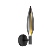 Nordic wall light glass grey smoked 1x5W G9 for living room